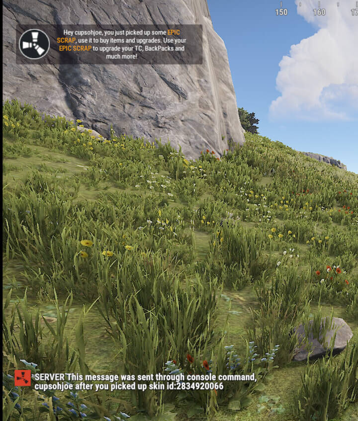 Rust Skin Popup & Command All Products