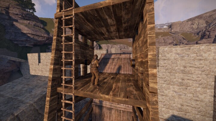 Rust Litum Stronghold Castle Prefabs