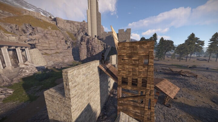 Rust Litum Stronghold Castle Prefabs