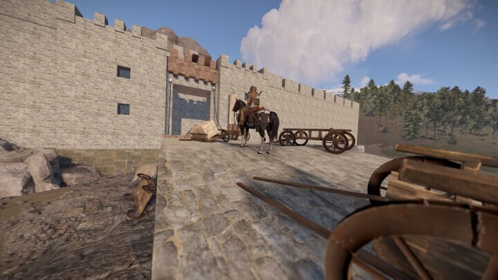 Rust Litum Stronghold Castle Prefabs
