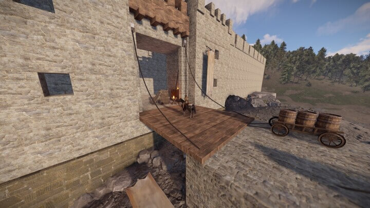 Rust Litum Stronghold Castle Prefabs