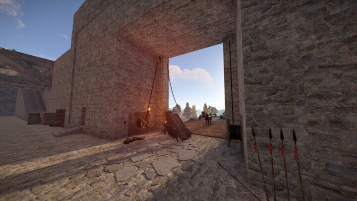 Rust Litum Stronghold Castle Prefabs