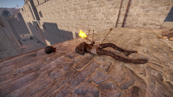 Rust Litum Stronghold Castle Prefabs