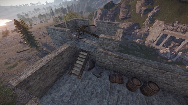 Rust Litum Stronghold Castle Prefabs