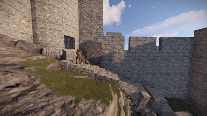 Rust Litum Stronghold Castle Prefabs