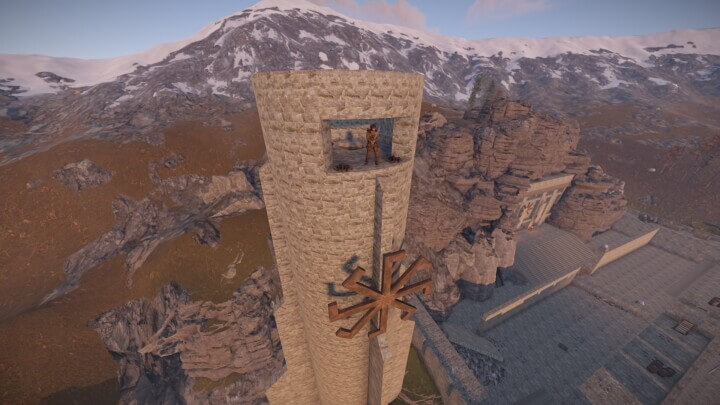Rust Litum Stronghold Castle Prefabs