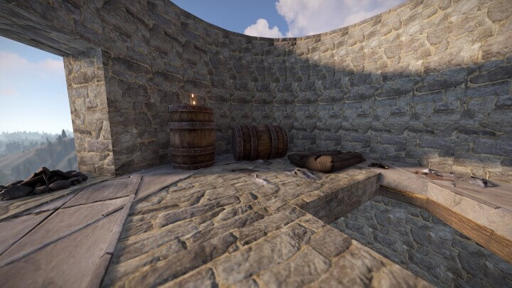 Rust Litum Stronghold Castle Prefabs