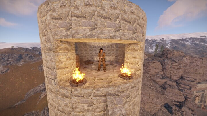 Rust Litum Stronghold Castle Prefabs