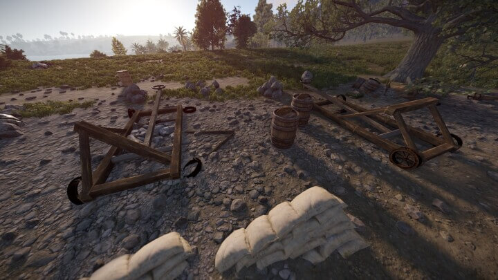 Rust Litum Stronghold Castle Prefabs