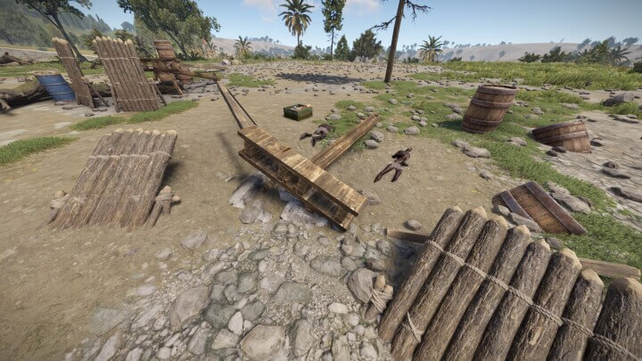 Rust Litum Stronghold Castle Prefabs