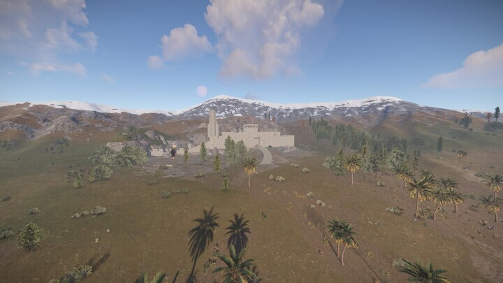 Rust Litum Stronghold Castle Prefabs
