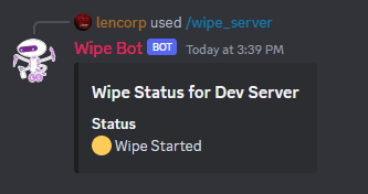Rust Pterodactyl Auto Wipe Discord Bot All Products