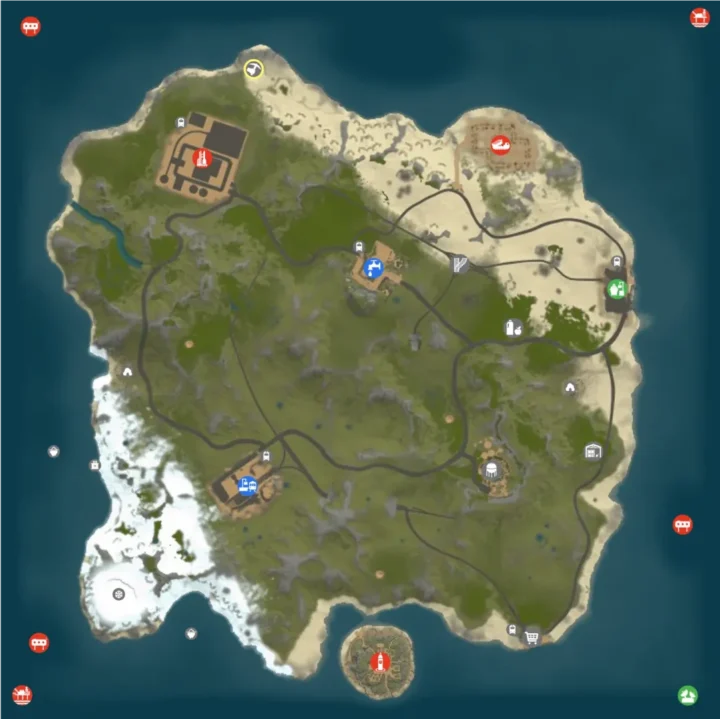 Rust Seagull Island Mini Custom Map All Products