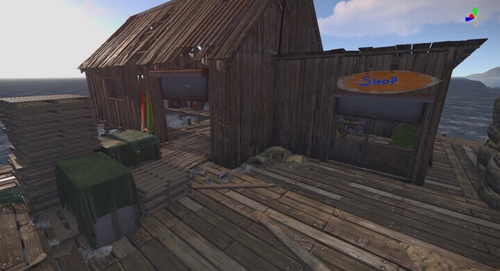 Rust Sea Post Prefabs