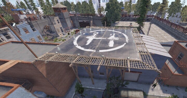 Rust Outpost airwolf helipad Prefabs