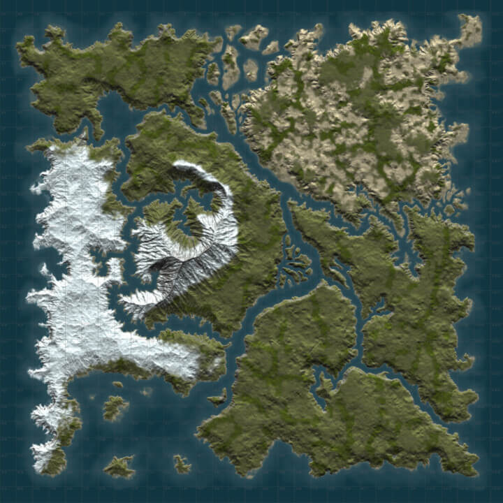 Rust DIY MAP BUNDLE | Landscape + 25 custom monuments + 27 custom places to build a base + Finished Map All Products