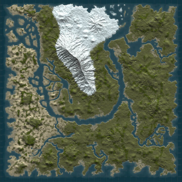 Rust DIY MAP BUNDLE 2 | Landscapes + 25 custom monuments + 27 custom places to build a base + Finished MAP All Products