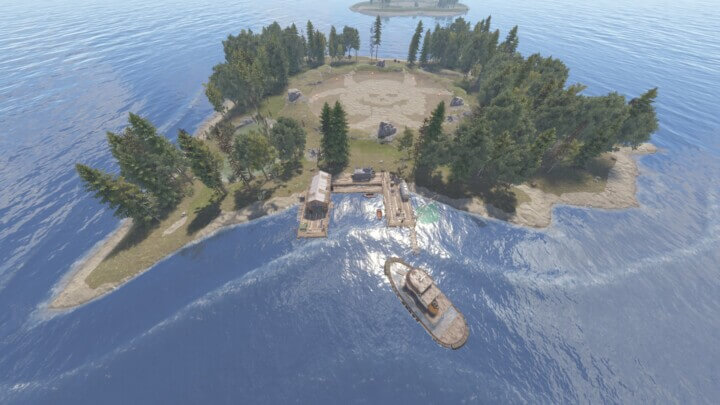 Island Raid Bases PirateFlag 15 Rust Island Raid Bases PirateFlag Prefabs