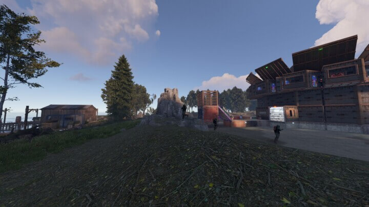 Island Raid Bases PirateFlag 5 Rust Island Raid Bases PirateFlag Prefabs