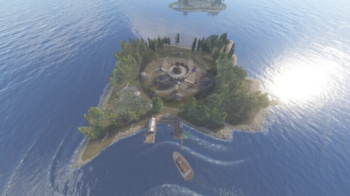 Island Raid Bases PirateFlag 1 Rust Island Raid Bases PirateFlag Prefabs