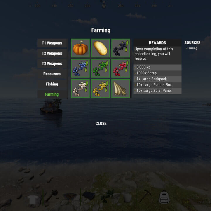 Rust Collection Log Prefabs