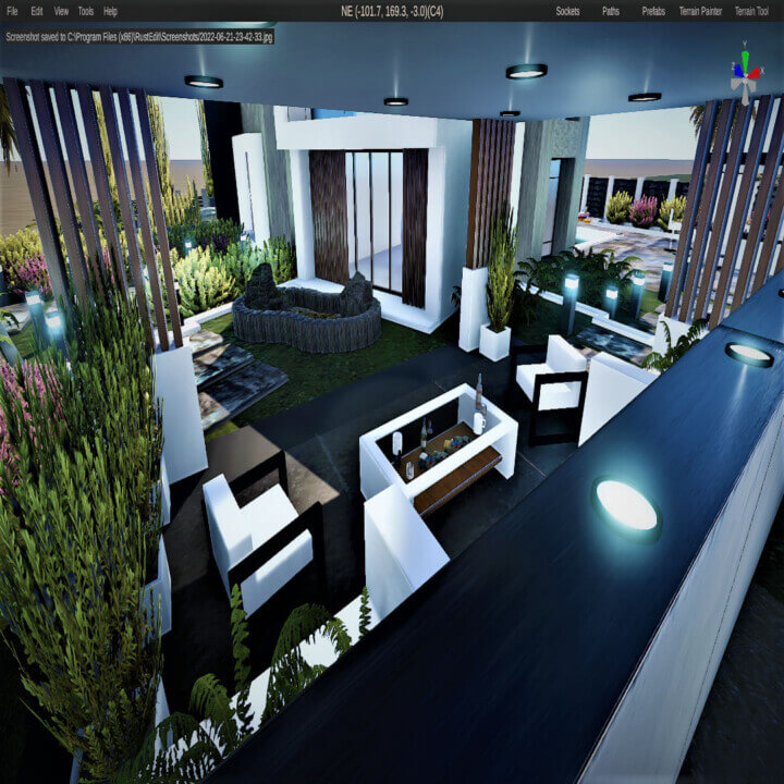 Modern House With An Amazing Garden 9 Rust Modern House With An Amazing Garden Prefabs