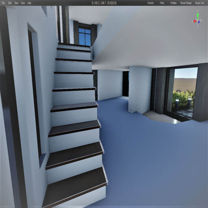 Modern House With An Amazing Garden 11 Rust Modern House With An Amazing Garden Prefabs