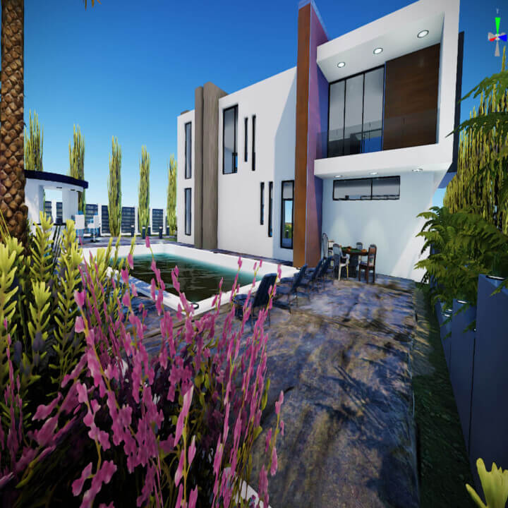 Modern House With An Amazing Garden 13 Rust Modern House With An Amazing Garden Prefabs