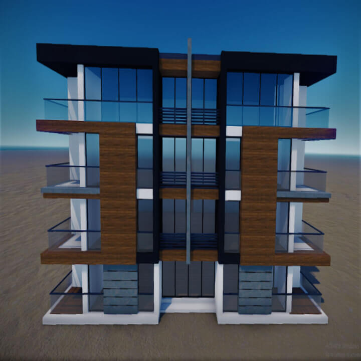 Modern Residential Building 1.0.0 5 Rust Modern Residential Building 1.0.0 Prefabs