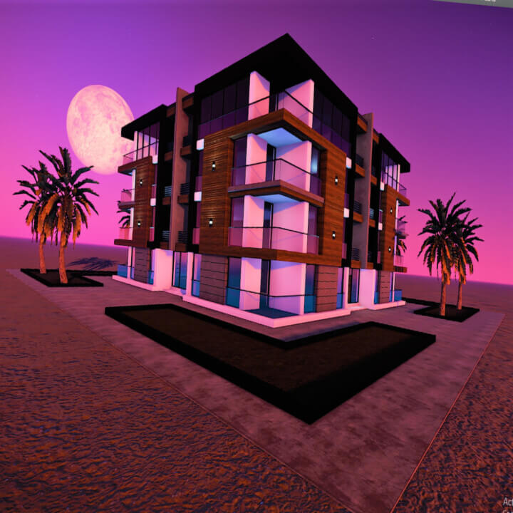Modern Residential Building 1.0.0 4 Rust Modern Residential Building 1.0.0 Prefabs