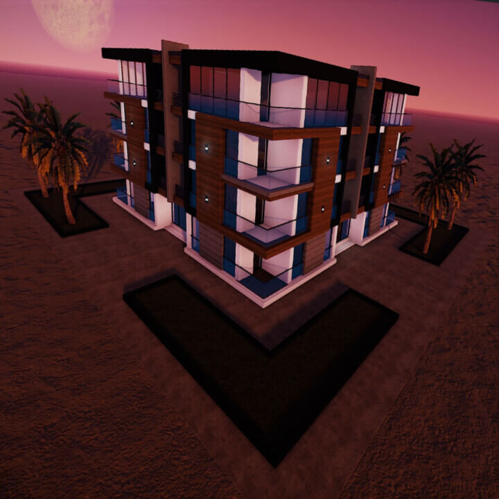 Modern Residential Building 1.0.0 2 Rust Modern Residential Building 1.0.0 Prefabs