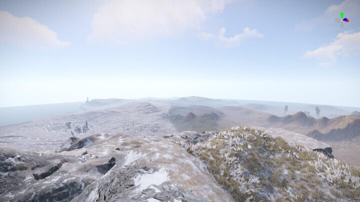 looking from the top of Crest Mountain NW view