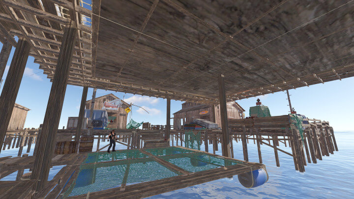 Rust Fishing Village Heliport Prefabs