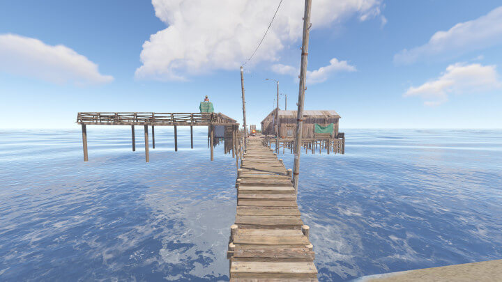 Rust Fishing Village Heliport Prefabs