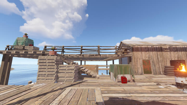 Rust Fishing Village Heliport Prefabs