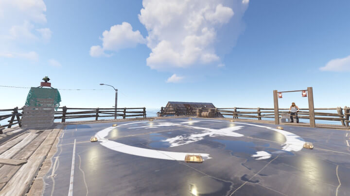 Rust Fishing Village Heliport Prefabs