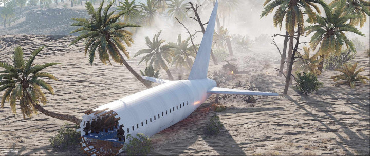 Rust Crashed Plane Rear All Products