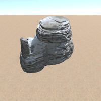 Rock Formation Arid A1.Prefab