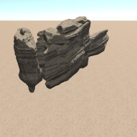 Rock Formation Arid H2.Prefab