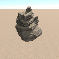 Rock Formation Arid M2.Prefab