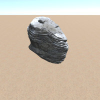 Rock Formation Arid O1.Prefab