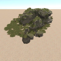 Rock Formation Jungle D1.Prefab