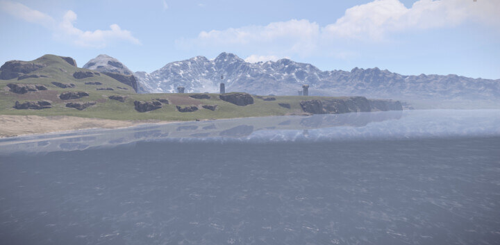 From above Rockets Rest Dive