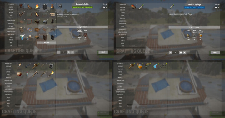 Rust Research & Craft System All Products