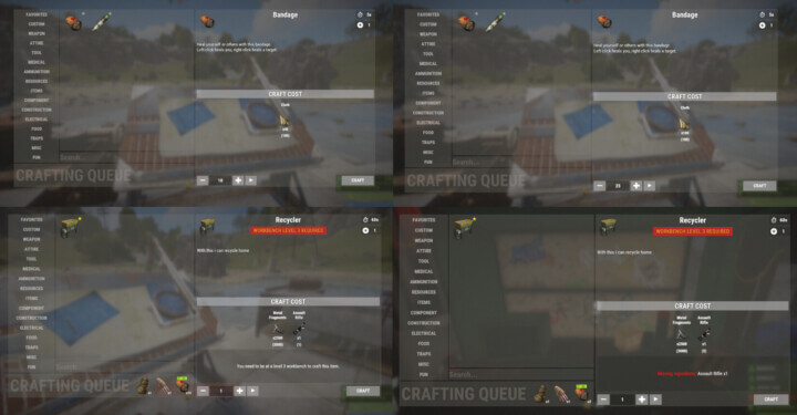 Rust Research & Craft System All Products