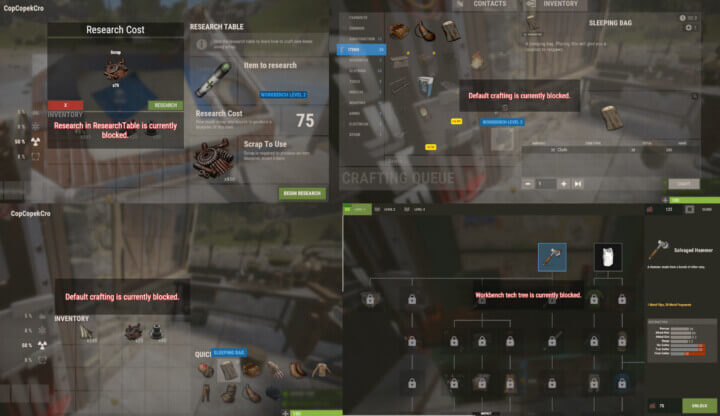 Rust Research & Craft System All Products