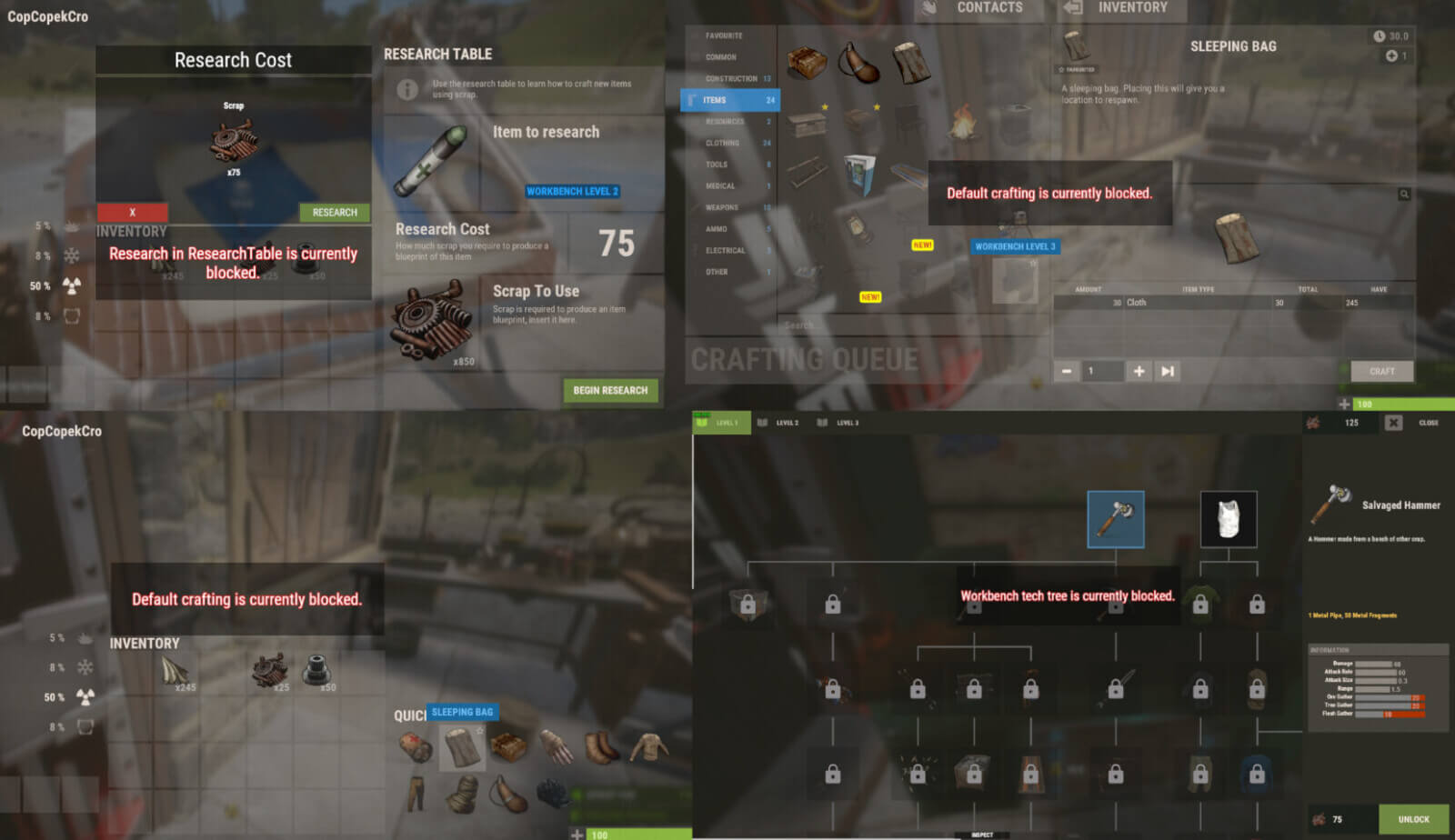 Research & Craft System - Lone Design