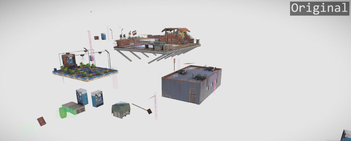 Rust Combined Outpost, Bandit & Stables Prefabs