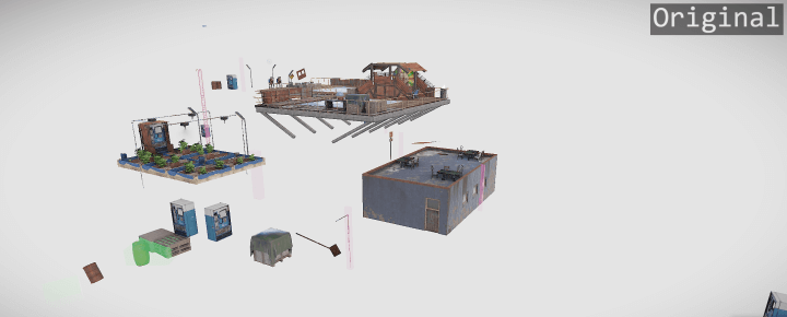 Rust Combined Outpost, Bandit & Stables Prefabs