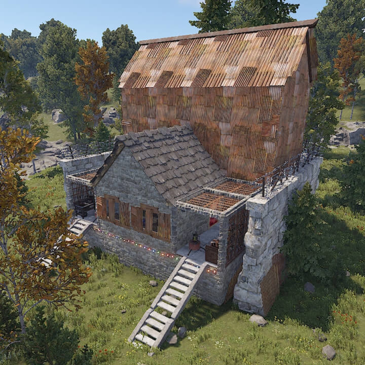 Rust [Pack3] 60 Raidable Bases Different Designs From Easy To Nightmare Difficulty All Products
